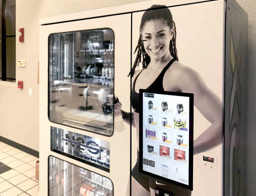 With Eos Fitness the vending machine gets back in shape!