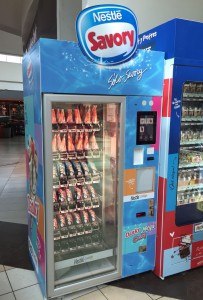 ice cream vending kiosk       