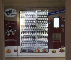 fruit vending kiosk  