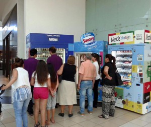 ice cream automated kiosk         